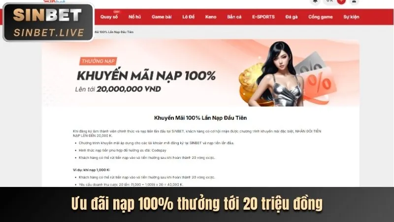 Tiền thưởng nạp lại Kibet Login